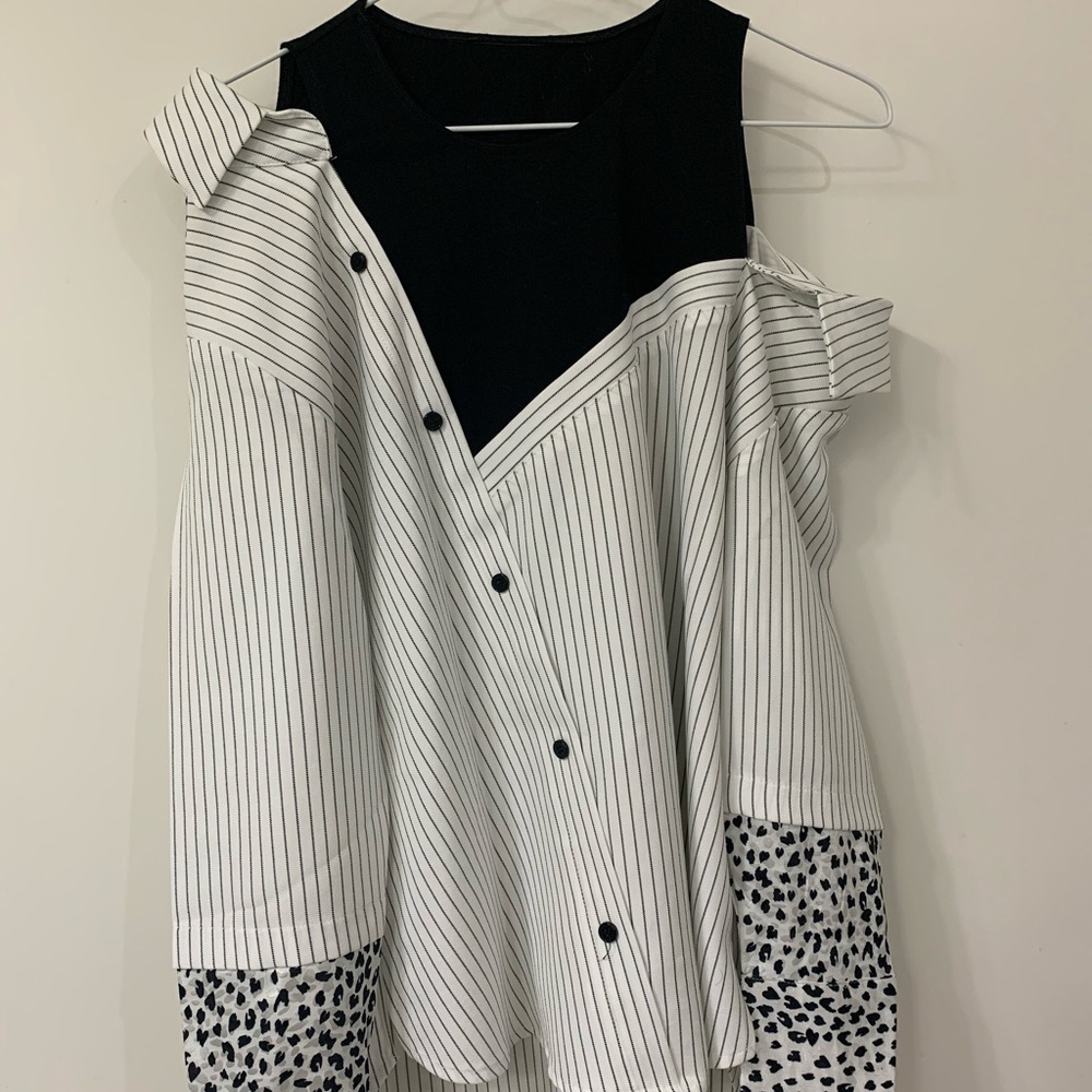 Layered- look shirt